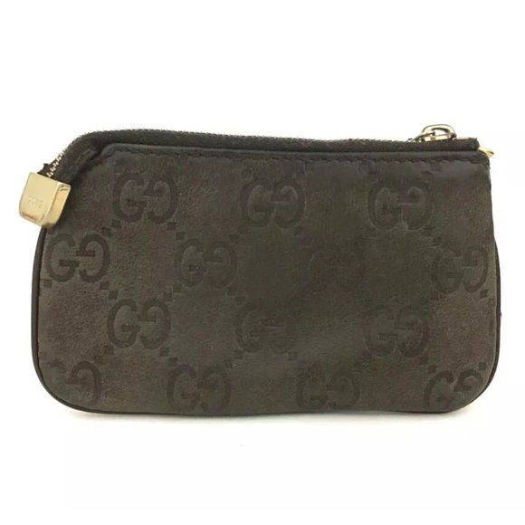 GUCCI Ssima GG Logo Leather Coin Purse Wallet - Picture 3 of 8